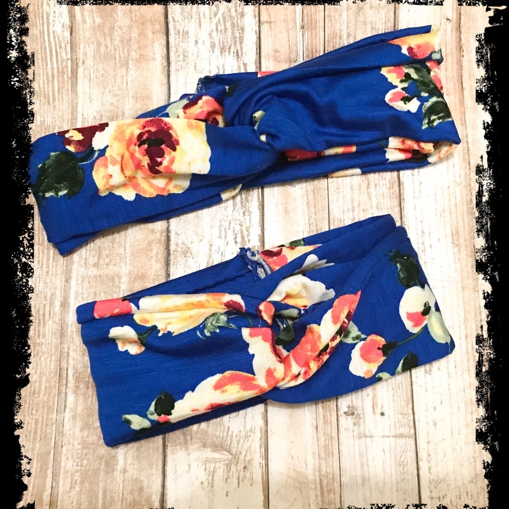 Mommy and me twisted headbands!