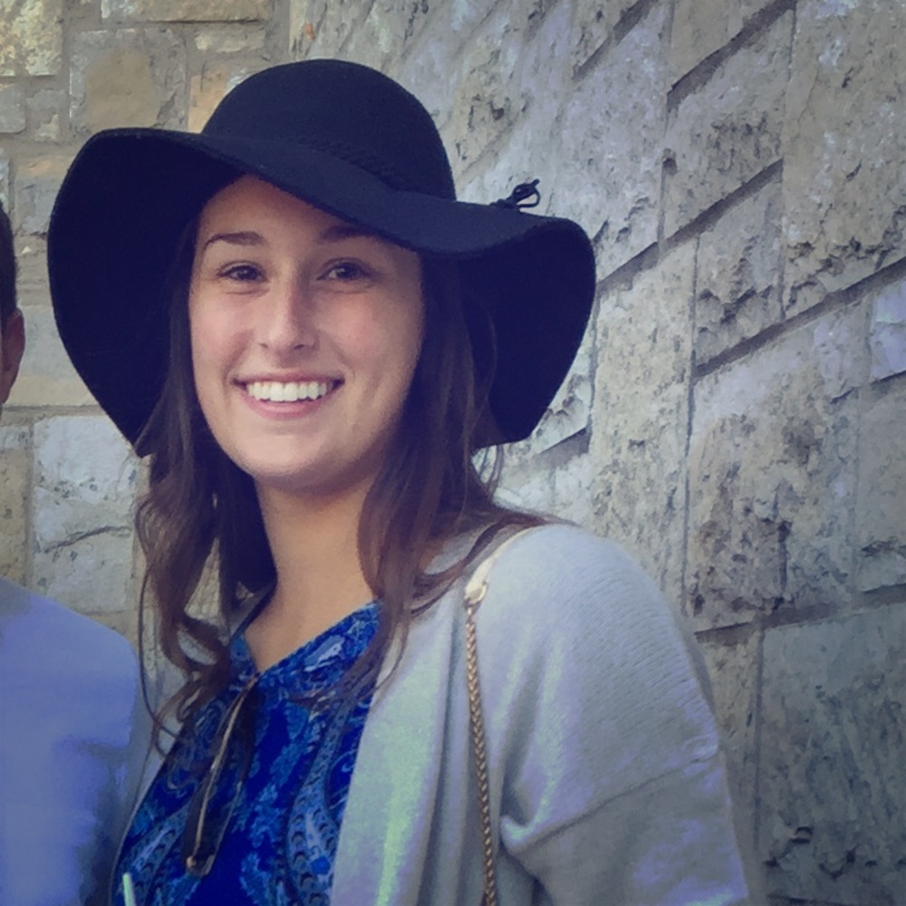 Black floppy hat