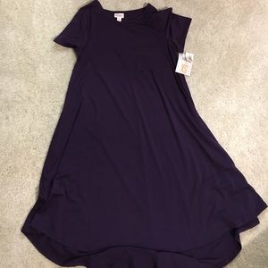 Solid Purple Lularoe Carly Dress