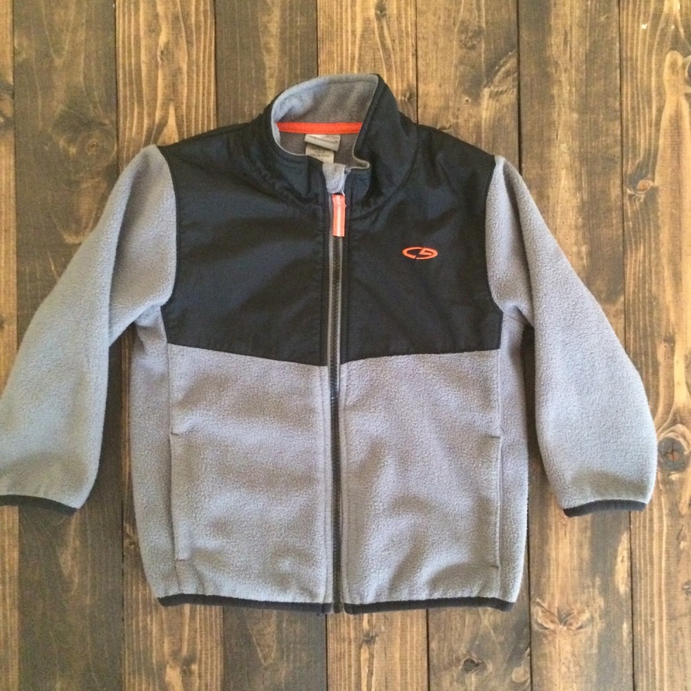 Zip fleece lined jacket.