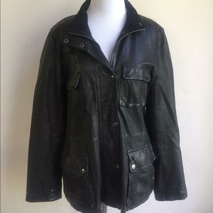 Gap leather jacket. Size medium
