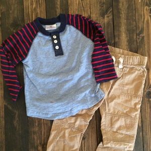 Hanna Andersson Striped Henley.