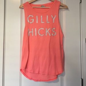 Bright coral Gilly Hicks tank top