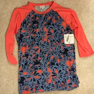 Floral Lularoe Randy Shirt