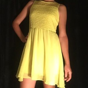 Adorable yellow sundress(:
