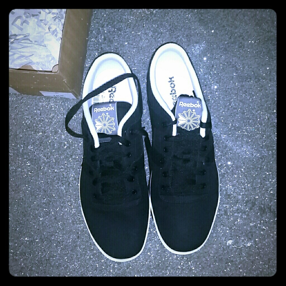 Black Reeboks