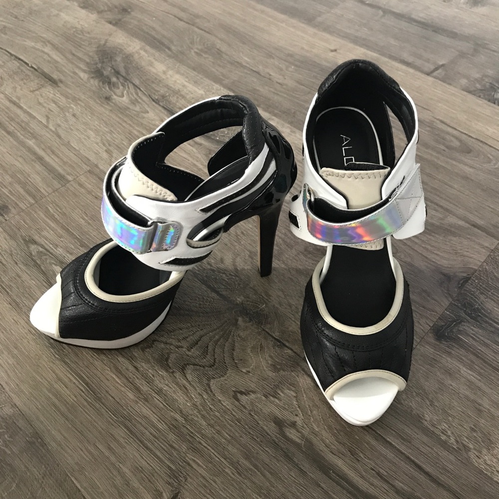 ALDO peep toe heels