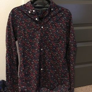 Floral button down