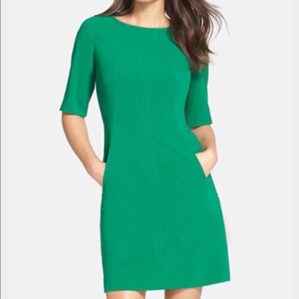 Tahari green dress