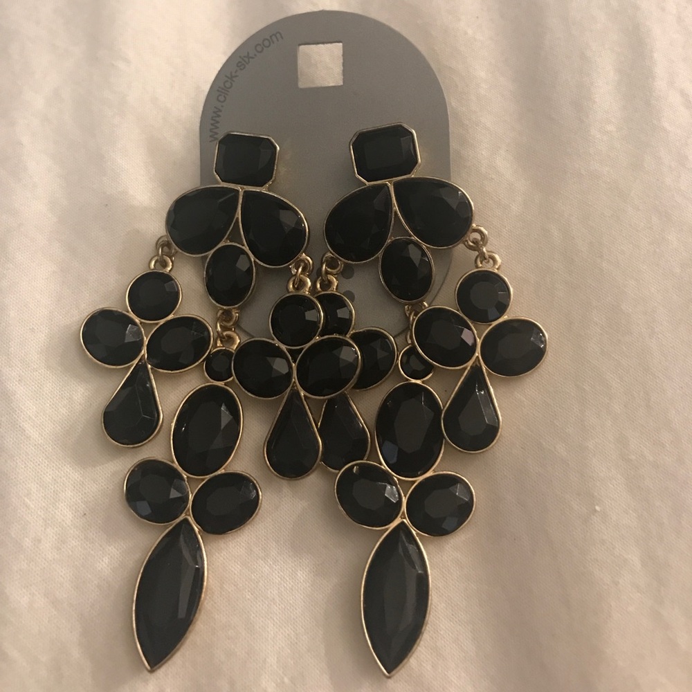 Black Fashion Earrings