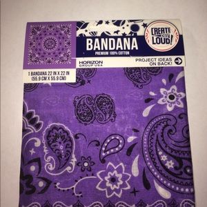 Purple unique bandana
