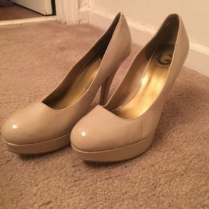 Guess Nude Pumps with Platform