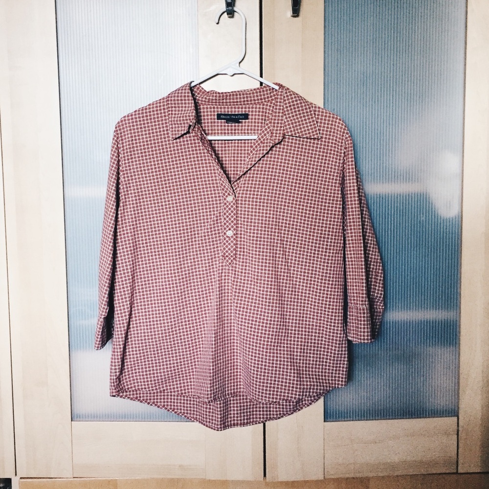 Abercrombie button up top