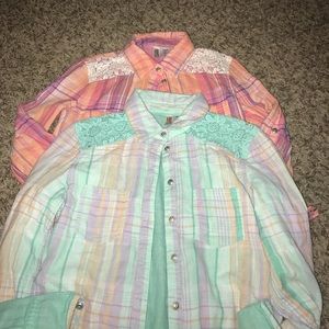 Girls flannel set