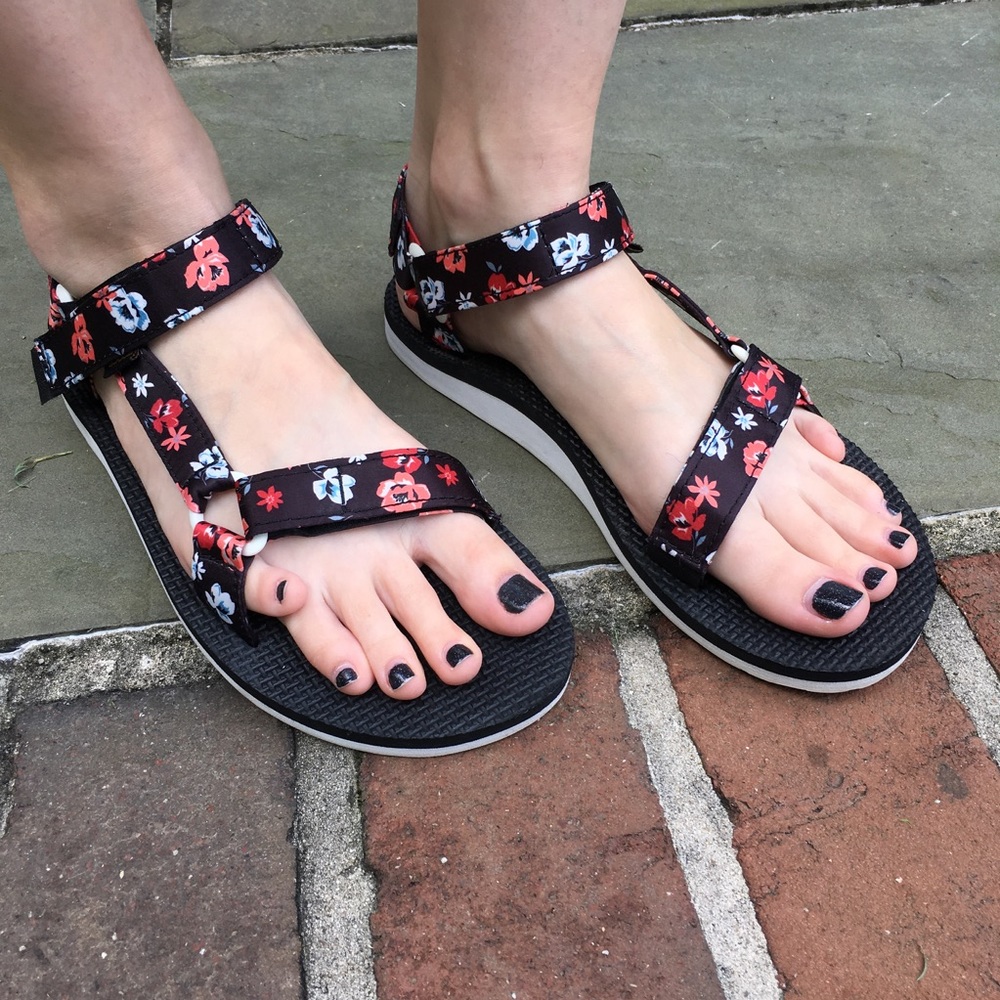 Floral Teva Sandals