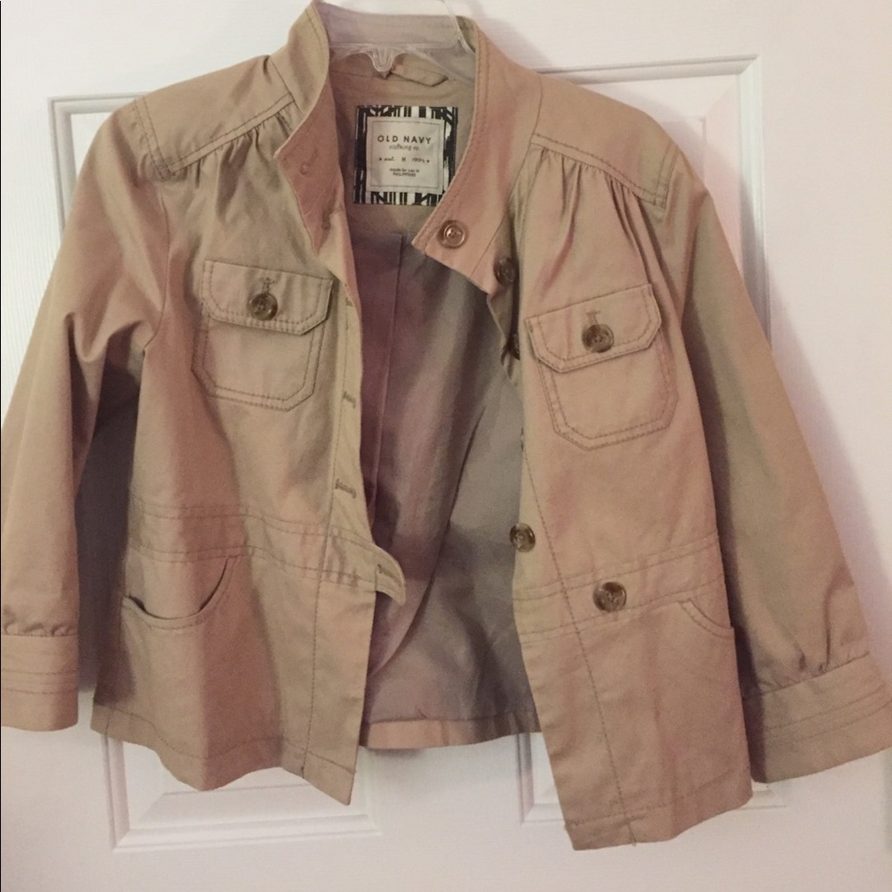 Lightweight khaki jacket