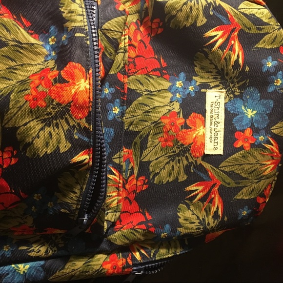 Floral backpack