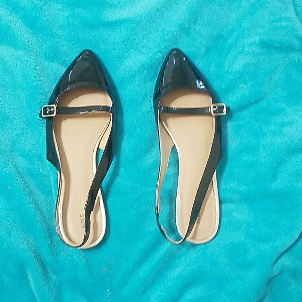 Black and cream dress or office shoes