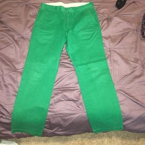 Cool green chinos