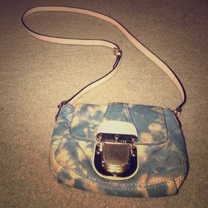 Michael Kors denim cross body