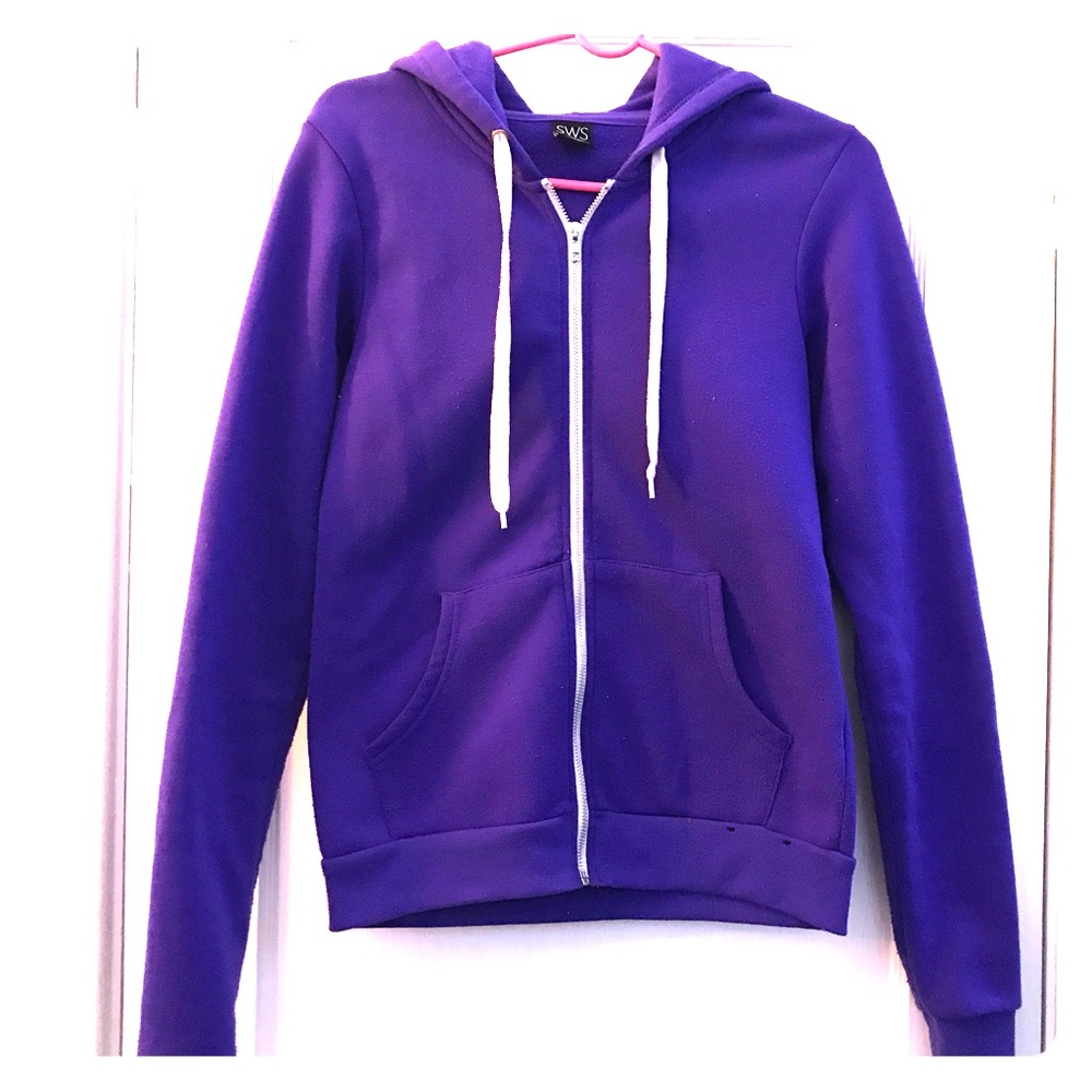 Women's Purple hoodie by SWS