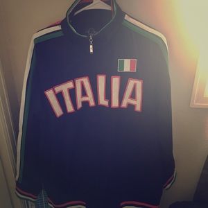 Black, res, green, white Italia jacket!