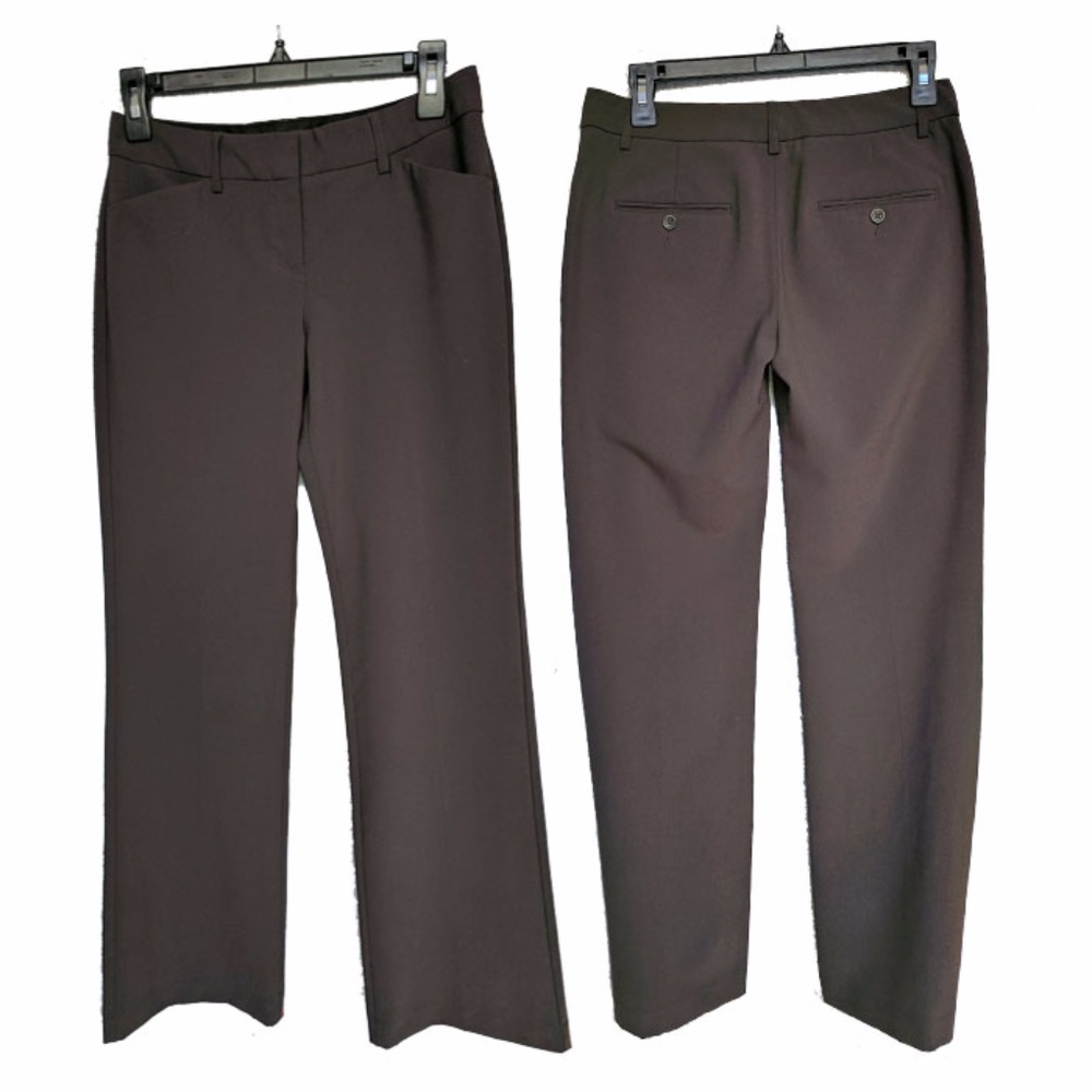 Express Editor Dress Pant / Trouser Brown, Size 2