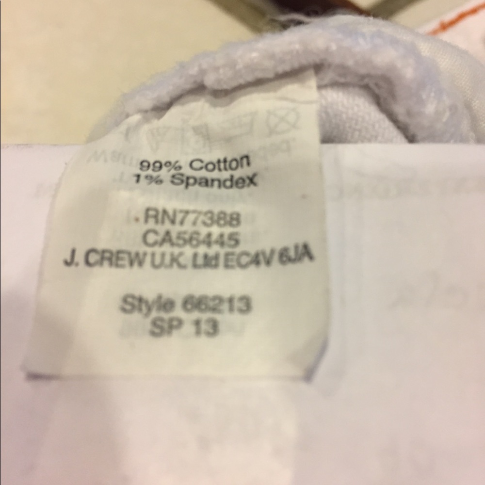 J CREW Matchstick Jeans White - Picture 4 of 4