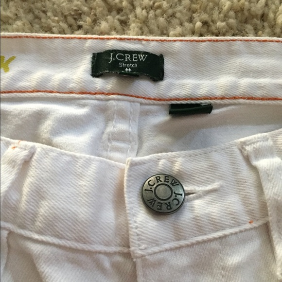 J CREW Matchstick Jeans White - Picture 3 of 4