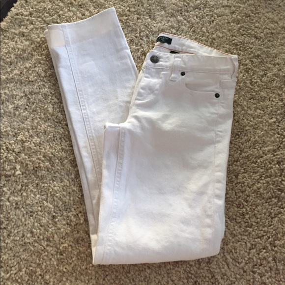 J CREW Matchstick Jeans White - Picture 2 of 4