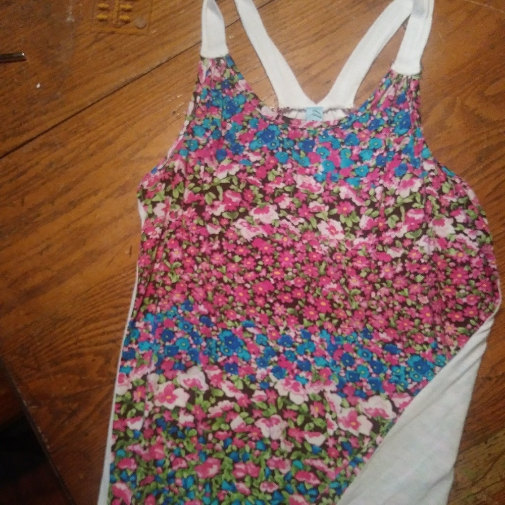 Flowered tank top