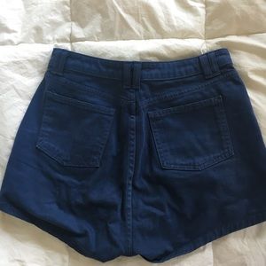 American apparel high waisted shorts