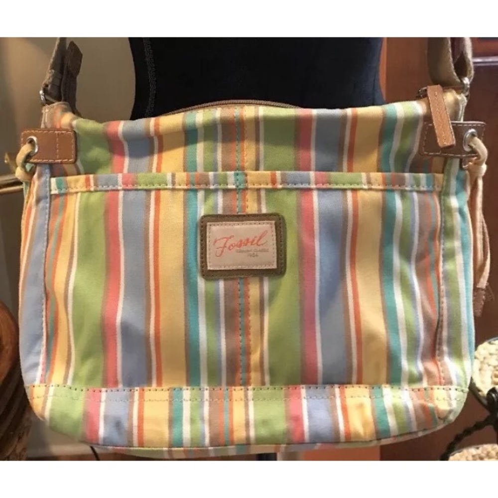 FOSSIL Brand PURSE Crossbody Canvas