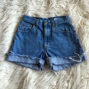 class club high waisted shorts