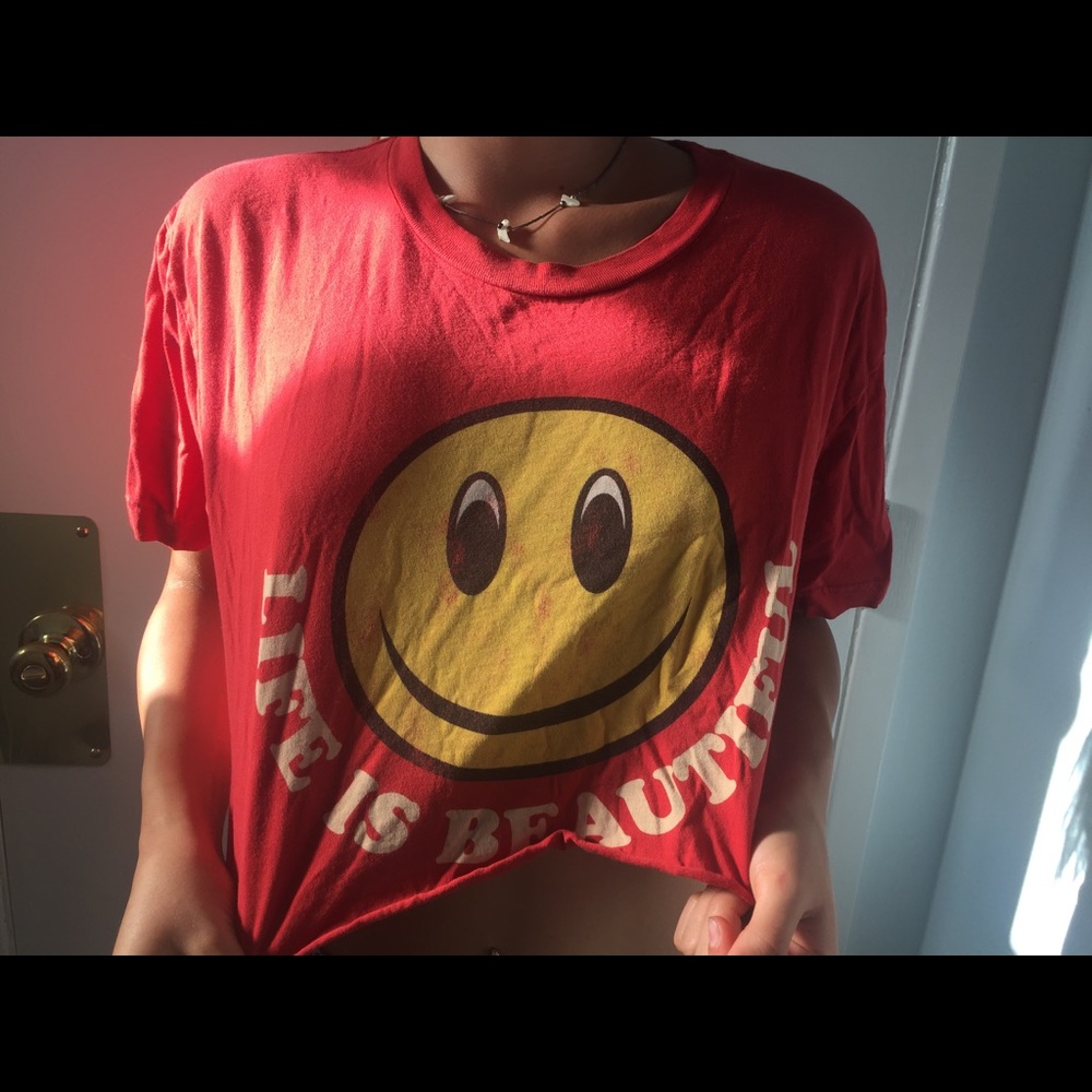 Cropped shirt