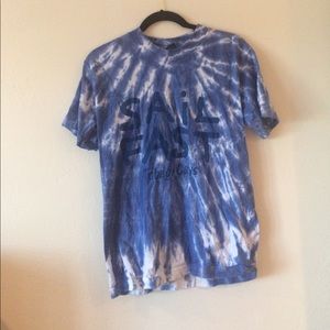 Tie dye sailing t-shirt