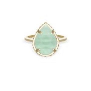 Kendra Scott Chalcedony Drop Ring