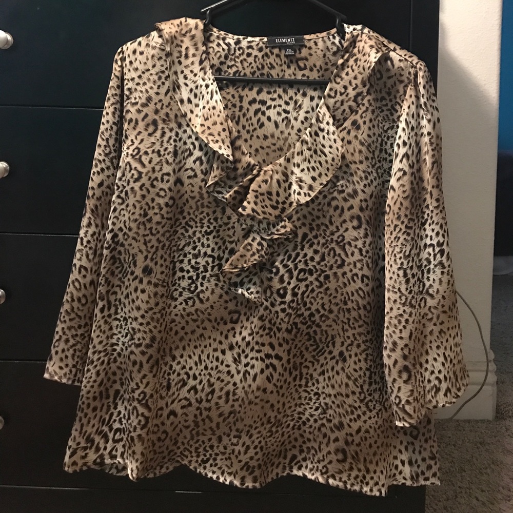 Leopard Blouse