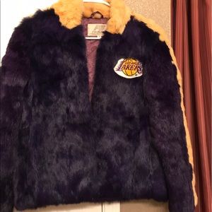 Mink jacket Los Angeles Lakers