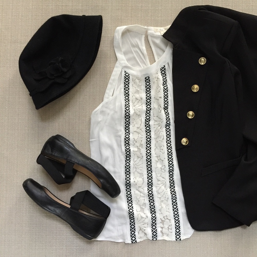 Sheer simple elegant blouse