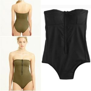 ⚡MOVING SALE! J. Crew Italian matte zip one-piece