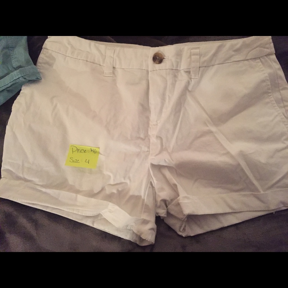 White shorts