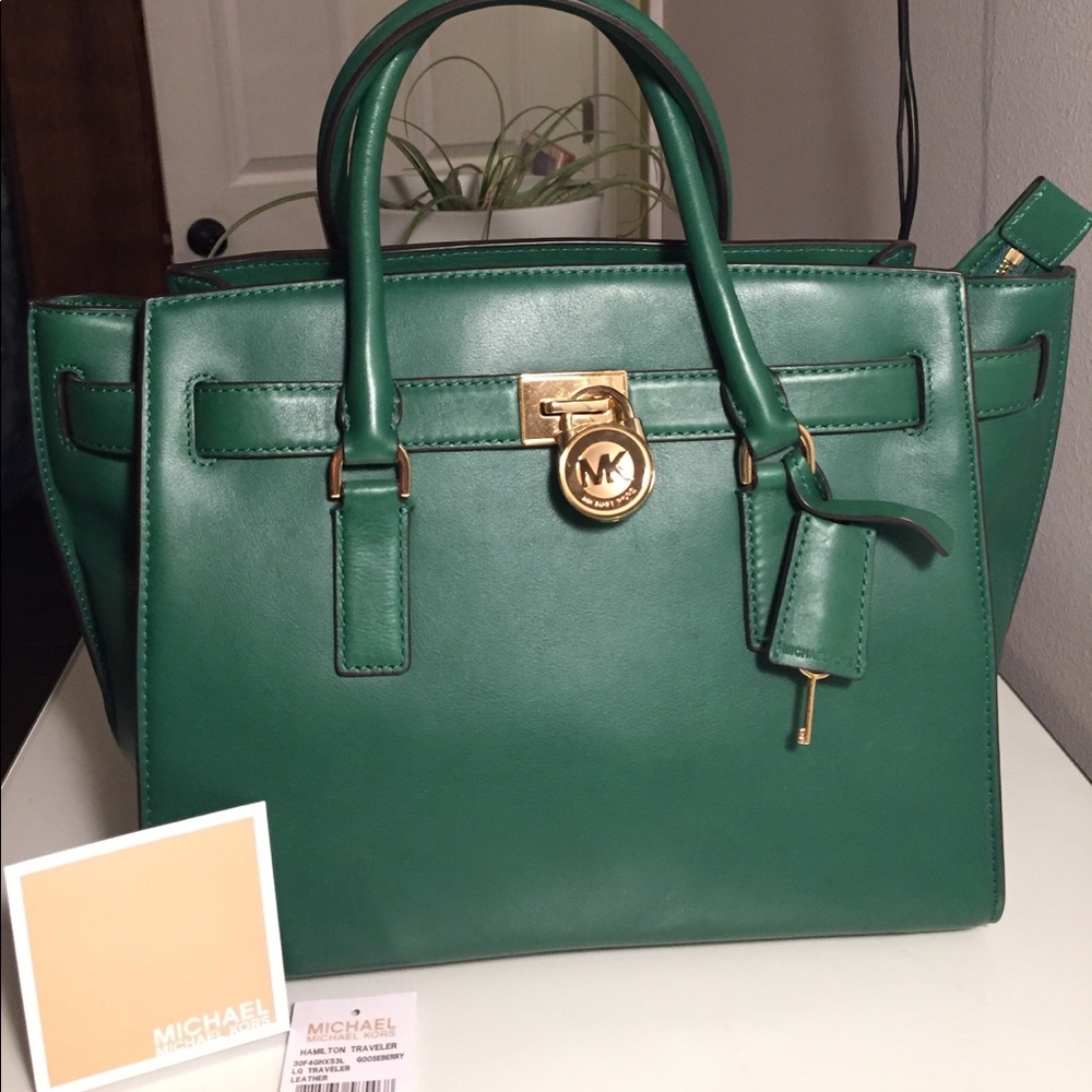 Michael Kors Hamilton Traveler Tote, Gooseberry