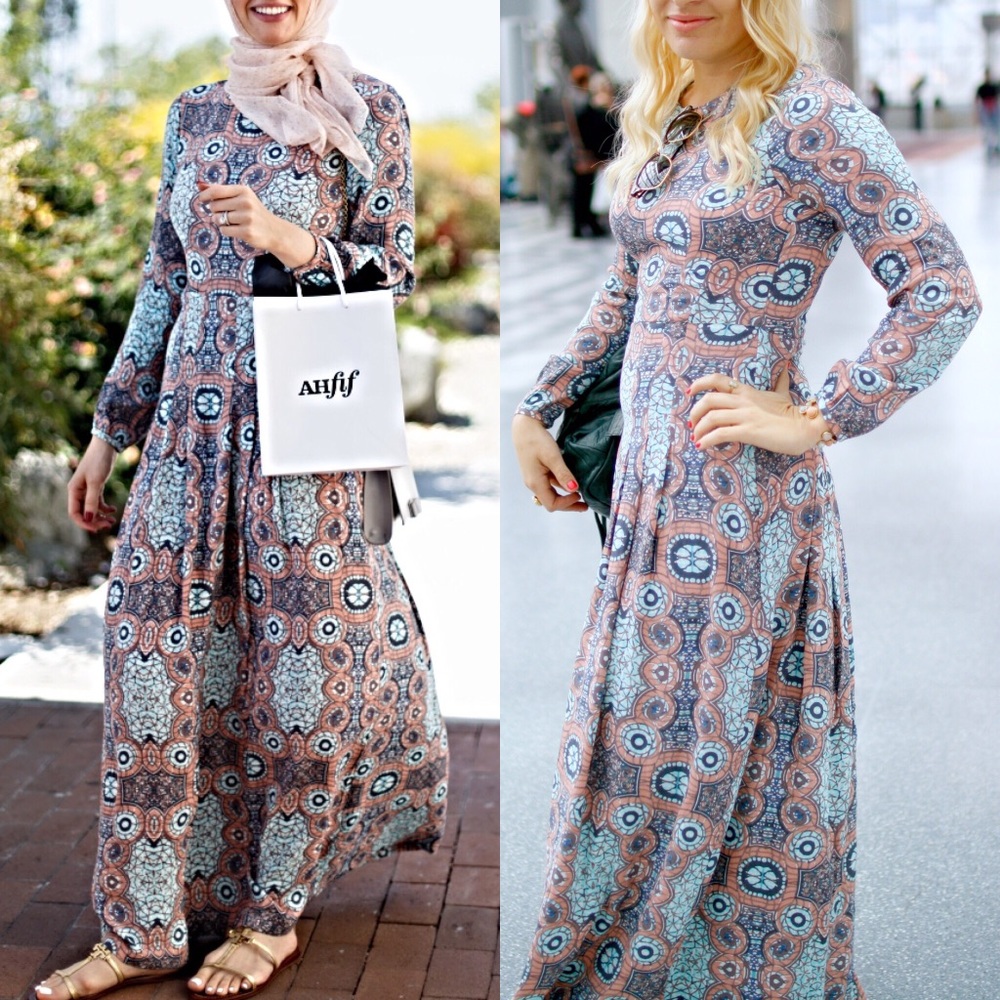 ❌SOLD❌ Boho Pleated Maxi (Fit 2) - Picture 4 of 8