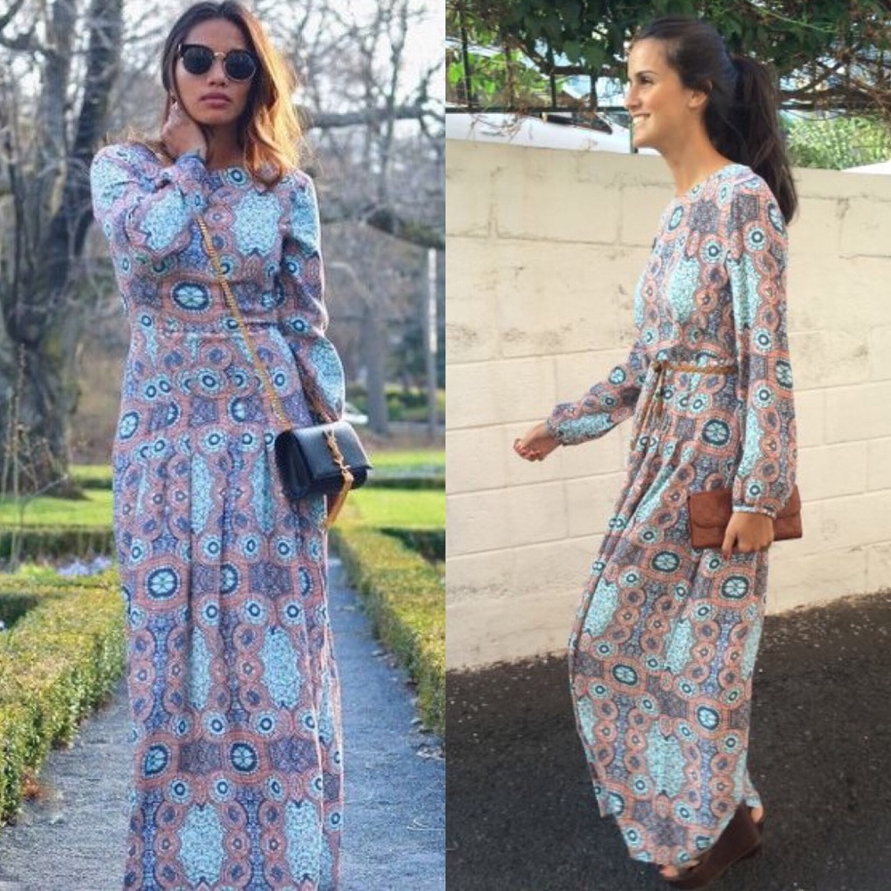 ❌SOLD❌ Boho Pleated Maxi (Fit 2) - Picture 5 of 8