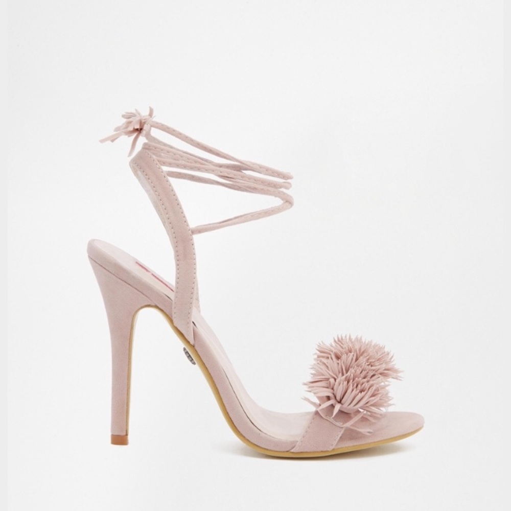 Daisy Street Blush Heels - Picture 2 of 6