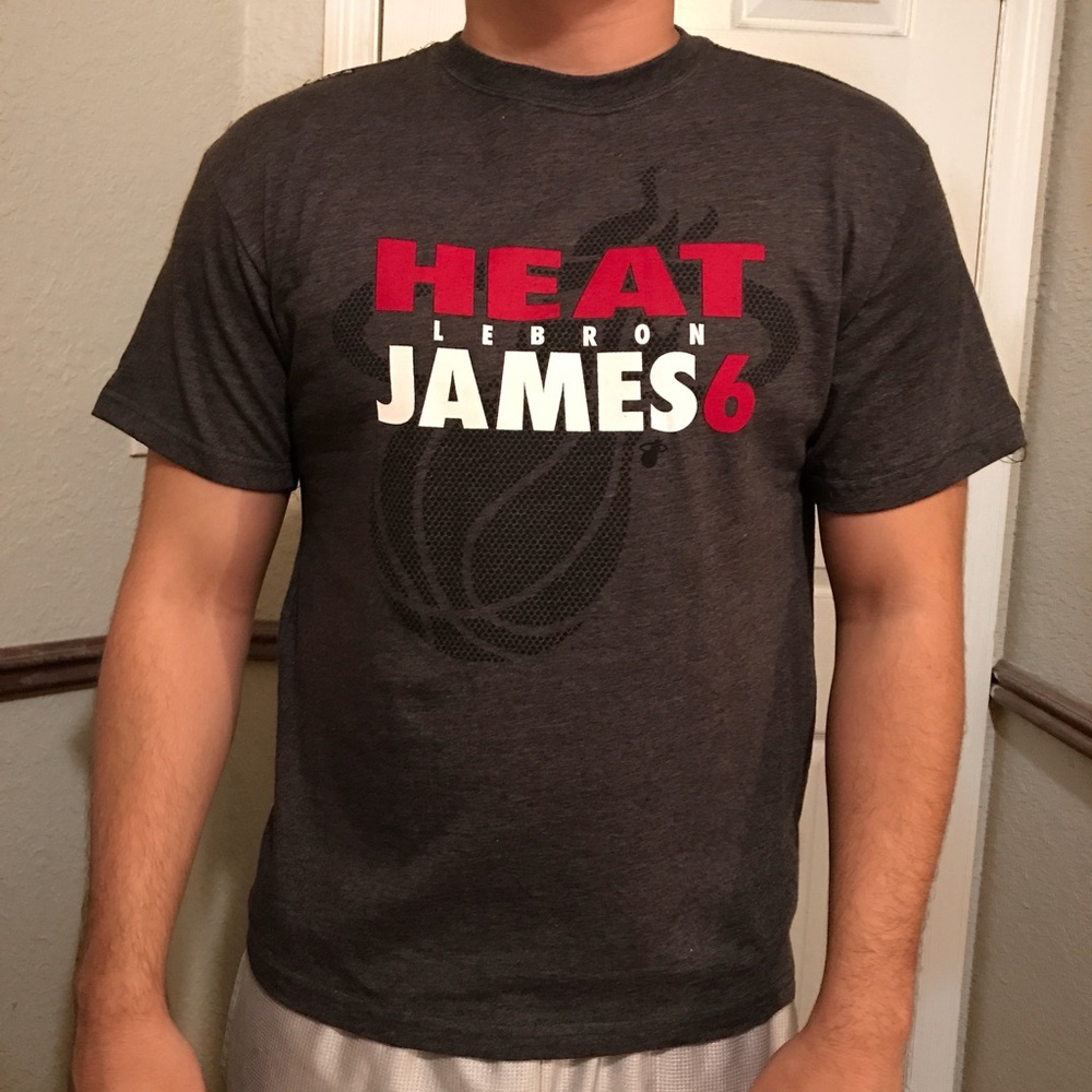 NBA Miami Heat Lebron James T shirt