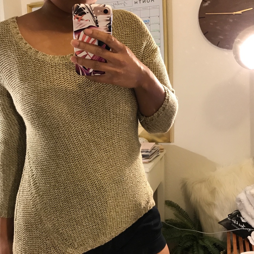 🌻 Golden/Olive Sweater - Picture 5 of 8