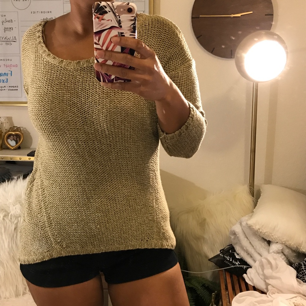 🌻 Golden/Olive Sweater - Picture 6 of 8