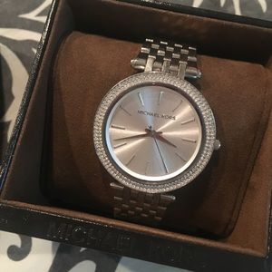 MK Silver Watch